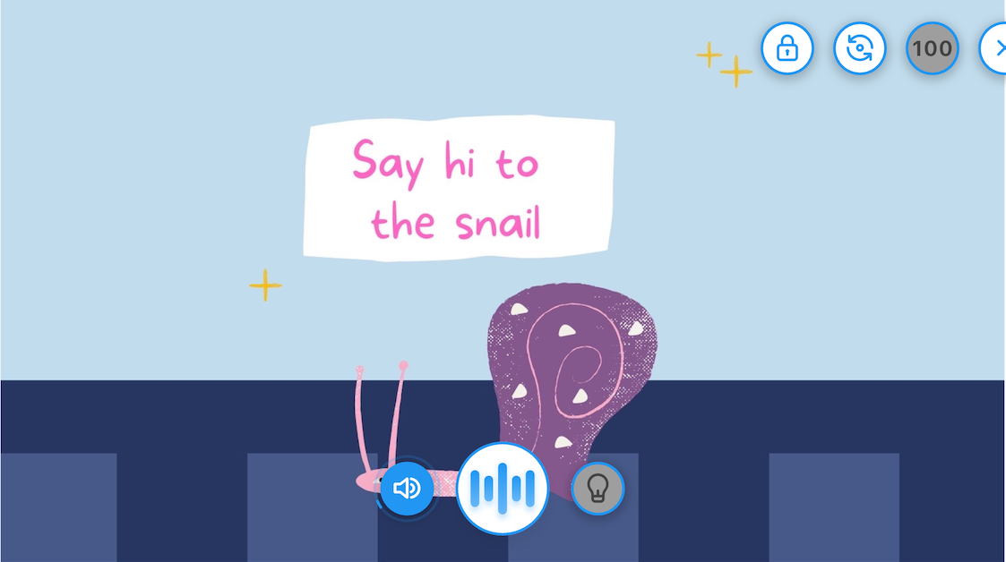 Voice Response Feature - Students can answer questions by speaking